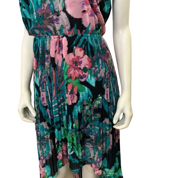 Thalia & Sodi high and low tropical‎ print dress size xsm - Picture 5 of 10